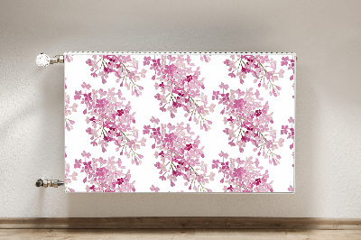 Copertura magnetica per radiatore Fiori rosa