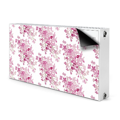 Copertura magnetica per radiatore Fiori rosa