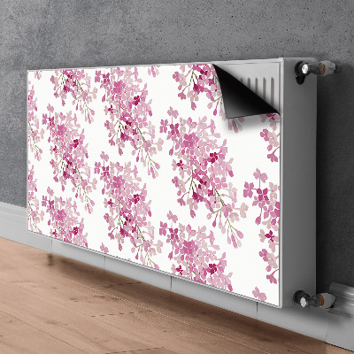 Copertura magnetica per radiatore Fiori rosa