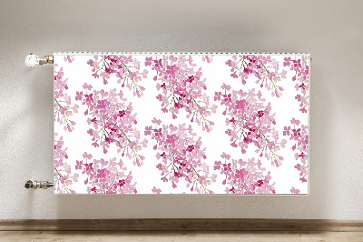 Copertura magnetica per radiatore Fiori rosa