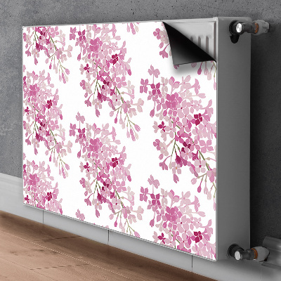 Copertura magnetica per radiatore Fiori rosa