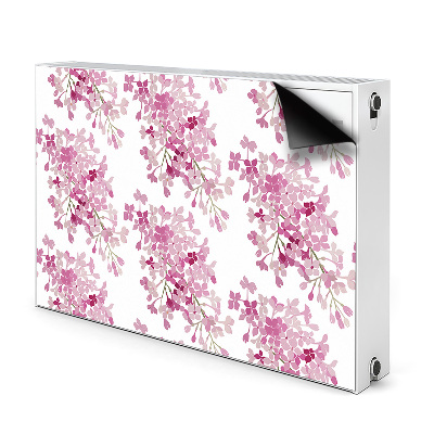 Copertura magnetica per radiatore Fiori rosa