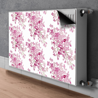 Copertura magnetica per radiatore Fiori rosa