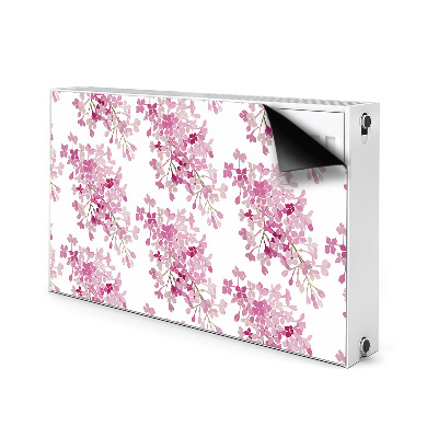 Copertura magnetica per radiatore Fiori rosa