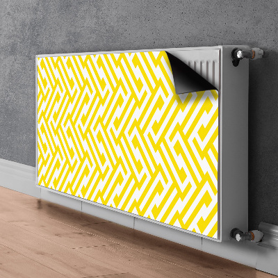 Pannello magnetico per radiatore Cinturino giallo