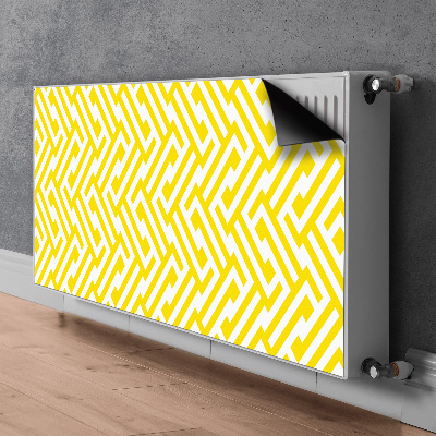 Pannello magnetico per radiatore Cinturino giallo