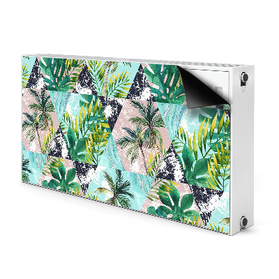 Cover magnetica per radiatore Pattern di palme