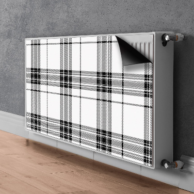 Cover magnetica per radiatore Pattern plaid