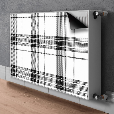 Cover magnetica per radiatore Pattern plaid