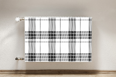 Cover magnetica per radiatore Pattern plaid