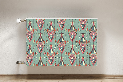 Pannello magnetico per radiatore Pattern aztec