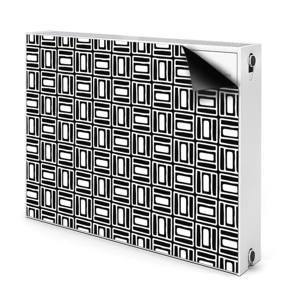 Copertura magnetica per termosifone Pattern geometrico