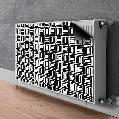 Copertura magnetica per termosifone Pattern geometrico