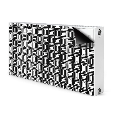 Copertura magnetica per termosifone Pattern geometrico