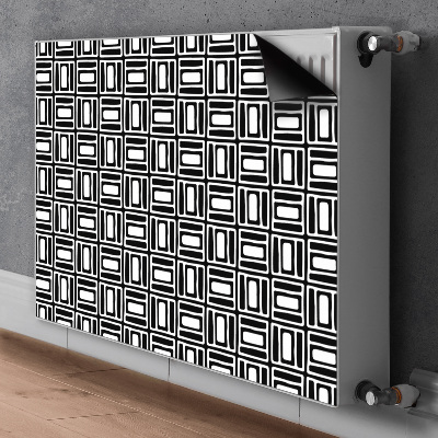 Copertura magnetica per termosifone Pattern geometrico