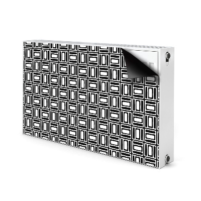 Copertura magnetica per termosifone Pattern geometrico