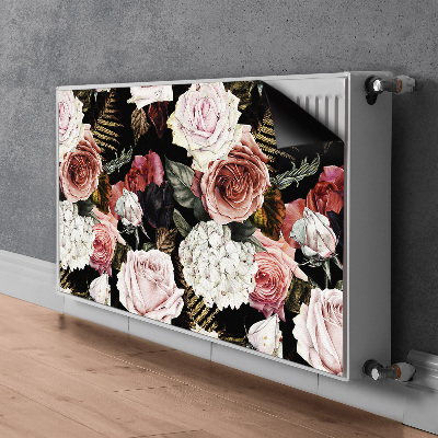 Cover magnetica per radiatore Fiori barocchi