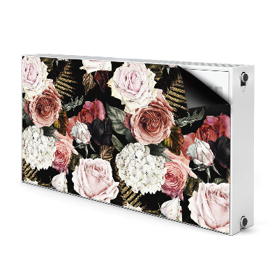 Cover magnetica per radiatore Fiori barocchi