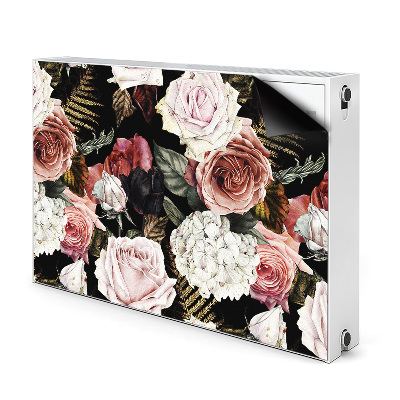 Cover magnetica per radiatore Fiori barocchi