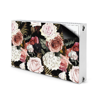 Cover magnetica per radiatore Fiori barocchi