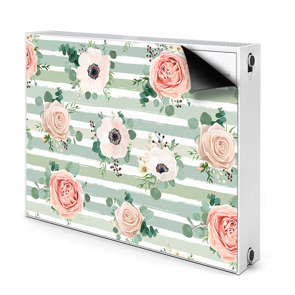 Cover per termosifone Rose a strisce