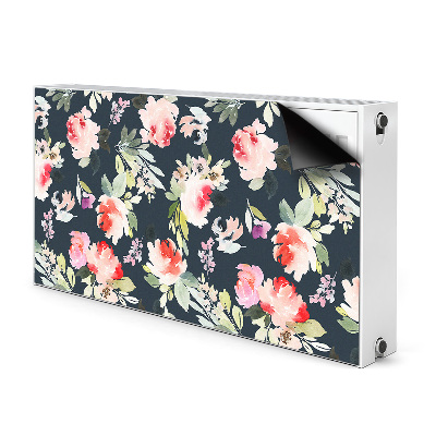 Cover magnetica per radiatore Fiori dipinti