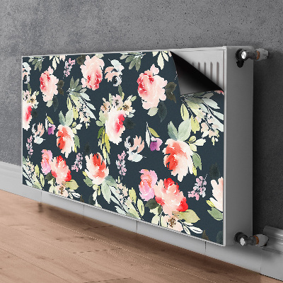 Cover magnetica per radiatore Fiori dipinti