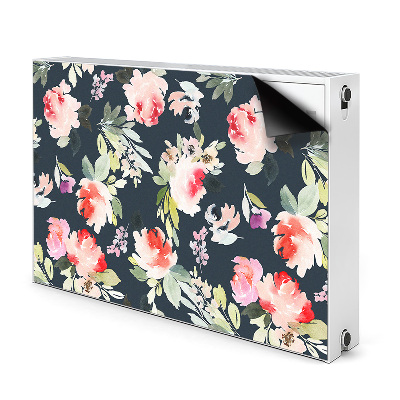 Cover magnetica per radiatore Fiori dipinti