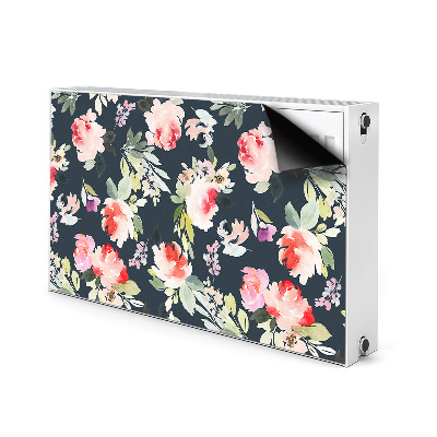 Cover magnetica per radiatore Fiori dipinti