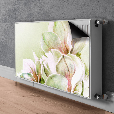 Cover magnetica per radiatore Fiori magnolia