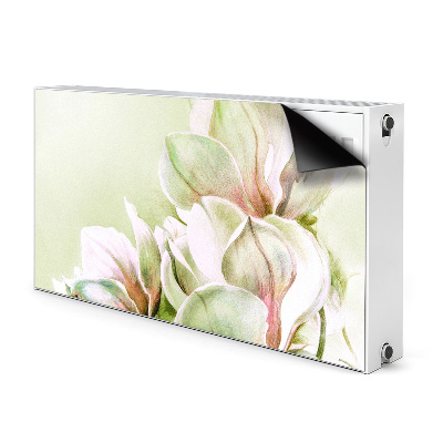 Cover magnetica per radiatore Fiori magnolia