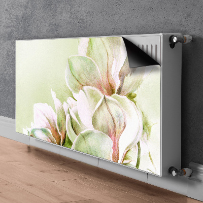 Cover magnetica per radiatore Fiori magnolia