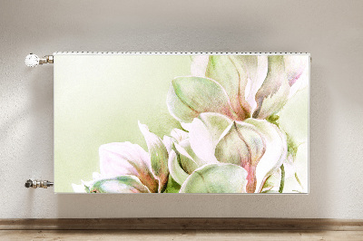 Cover magnetica per radiatore Fiori magnolia