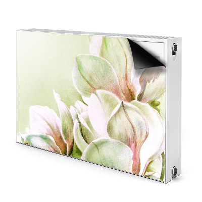 Cover magnetica per radiatore Fiori magnolia