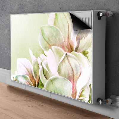 Cover magnetica per radiatore Fiori magnolia