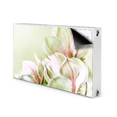 Cover magnetica per radiatore Fiori magnolia