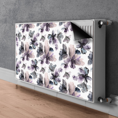 Copertura magnetica per radiatore Fiori scuri