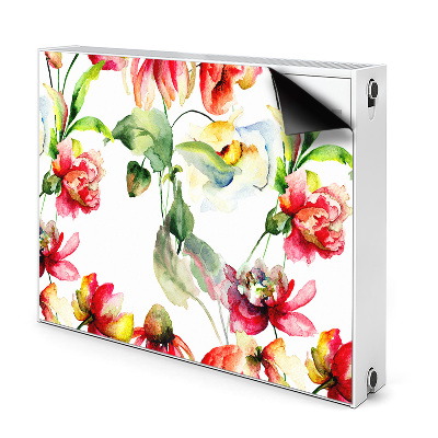 Cover per termosifone Fiori selvatici