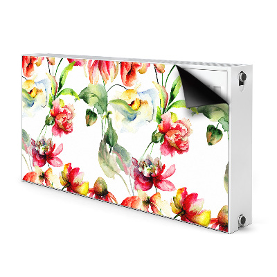 Cover per termosifone Fiori selvatici