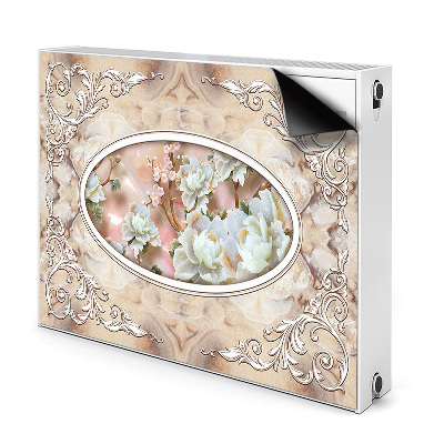 Cover per termosifone Pattern glamour floreale