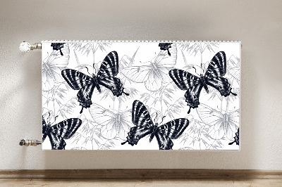 Pannello magnetico per radiatore Drawing Butterflies