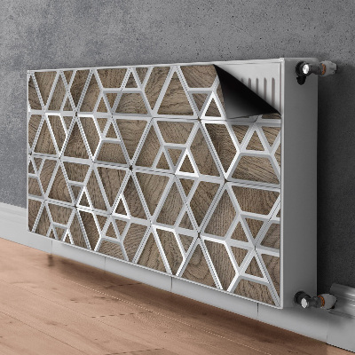 Copertura per termosifone Modello in metallo sul legno