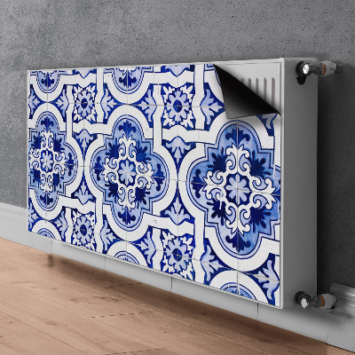 Rivestimento per radiatore Piastrelle blu