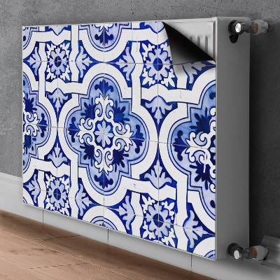 Rivestimento per radiatore Piastrelle blu
