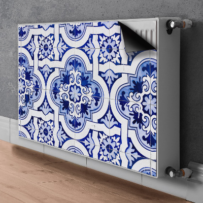 Rivestimento per radiatore Piastrelle blu