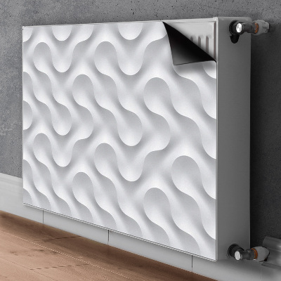 Adesivo magnetico per radiatore Wavy 3D Illusione