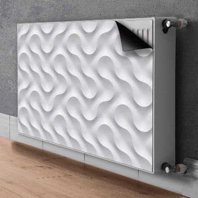 Adesivo magnetico per radiatore Wavy 3D Illusione