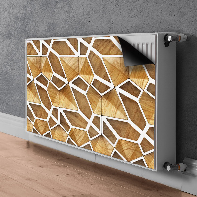 Adesivo magnetico per radiatore Modello di legno