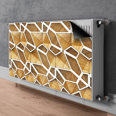 Adesivo magnetico per radiatore Modello di legno