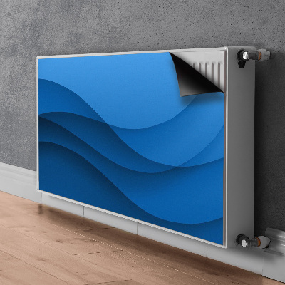 Copertura magnetica per termosifone Attraversamento blu